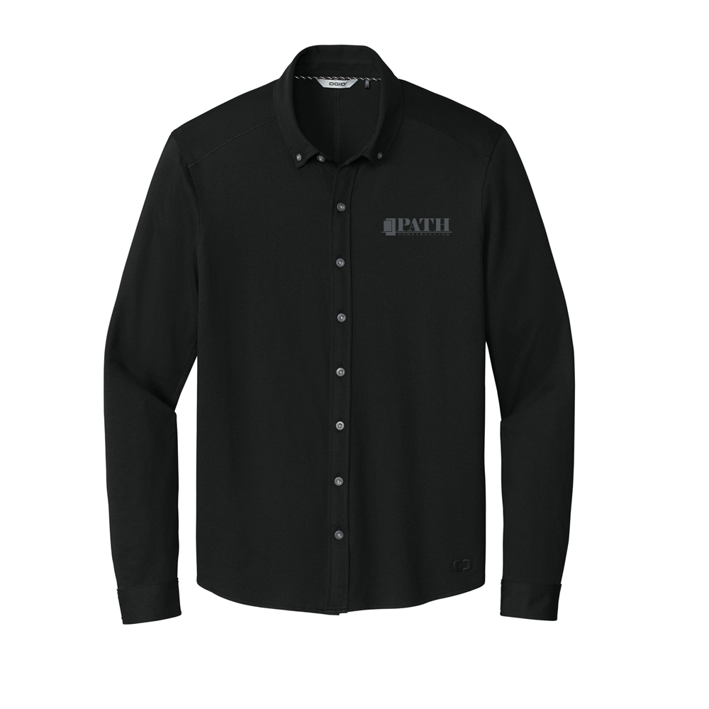 OGIO Code Stretch Long Sleeve Button-Up